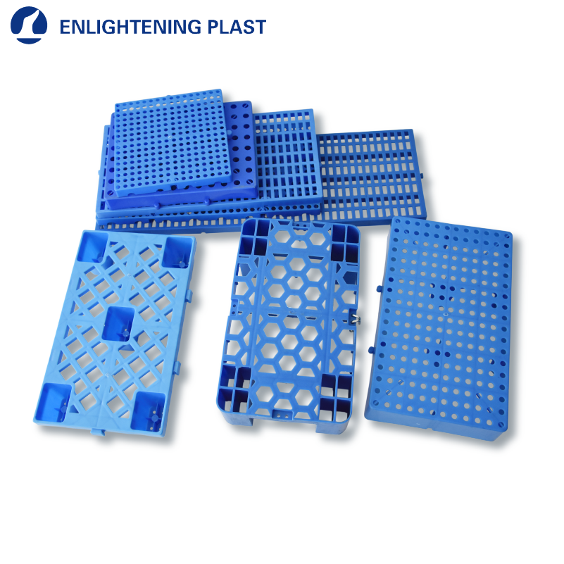 Cold Storage Freezer Safe Plastic Floor Slat 500x300x50mm Perforated Moisture Proof Splicing Slab
