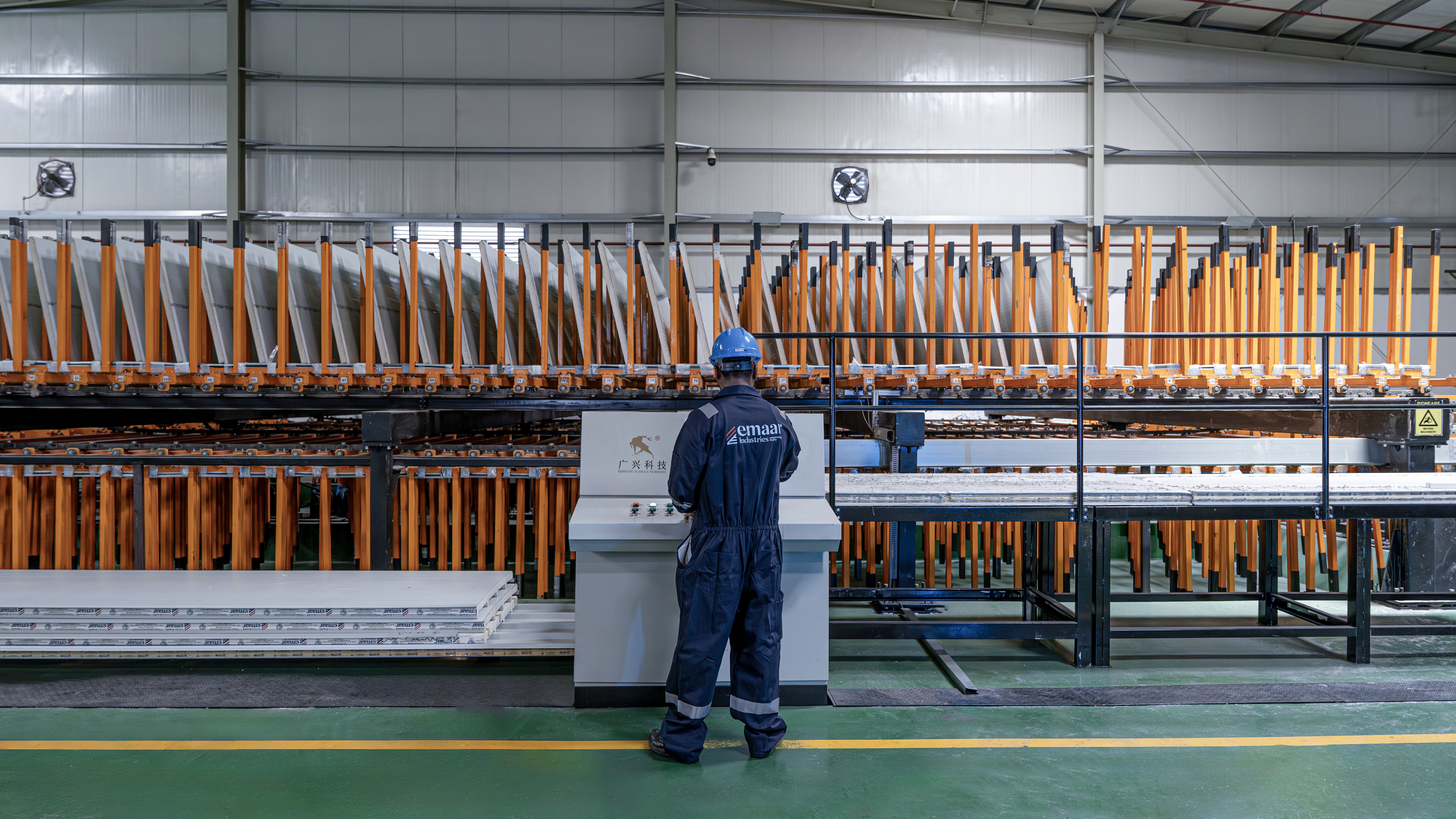 Manufacturing workshop cladding and secondary steel framing