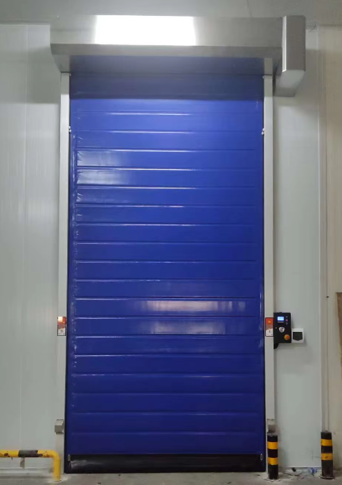 Cold Storage Project Self Repair Impact Resistant Cold Room Door Thermal Seal Insulated PVC Fiberglass High Speed Doors