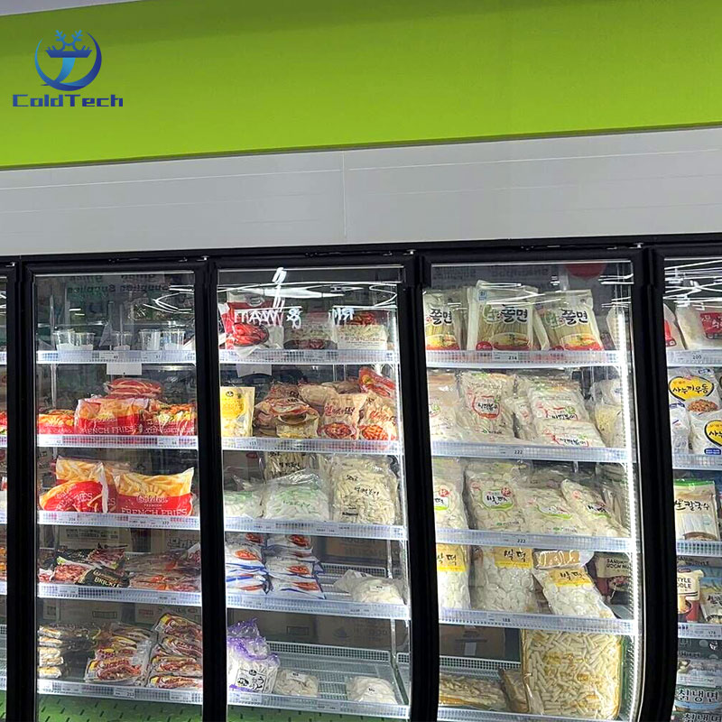 Walk in Cooler Shelving System Arrangement