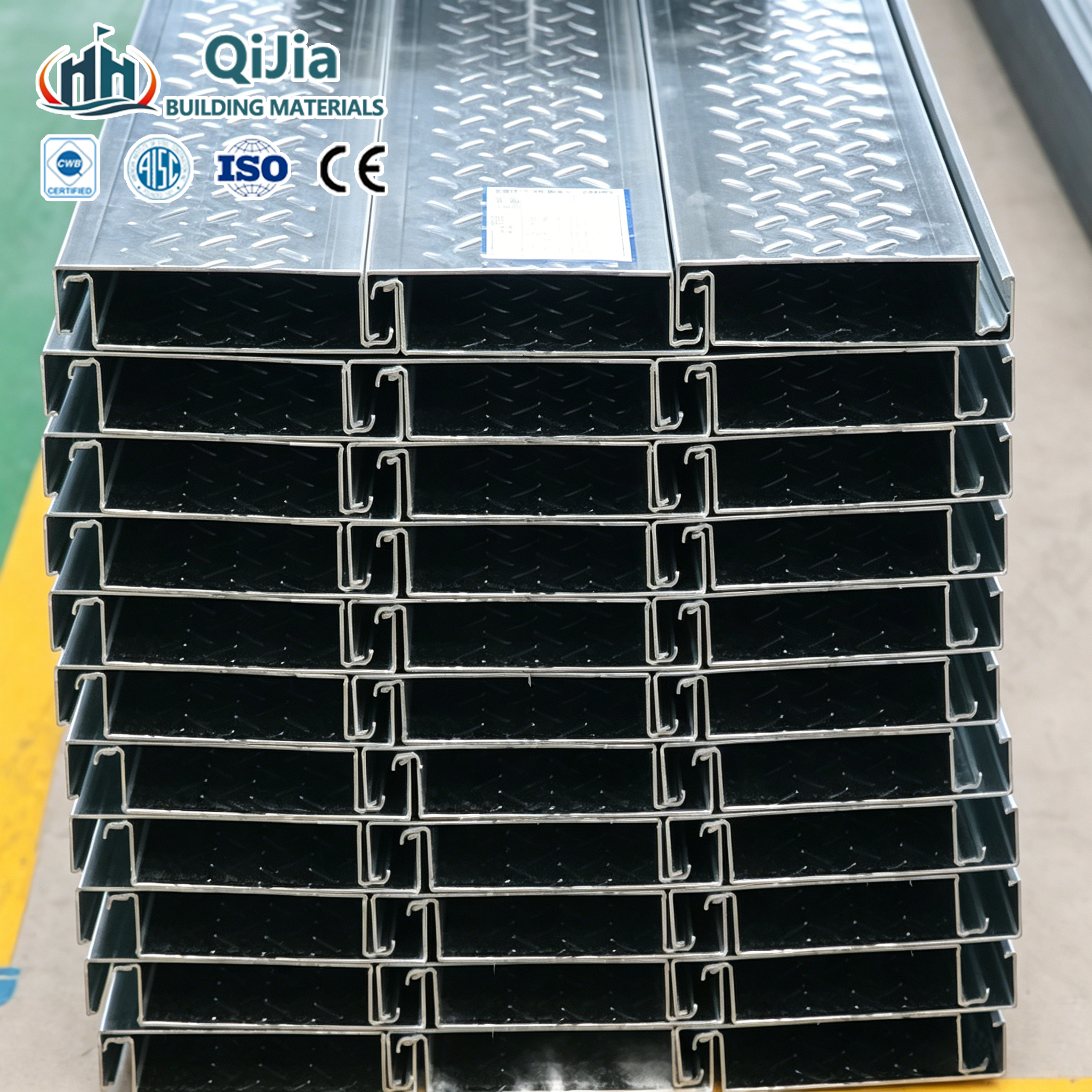 Galvanized Corrugated Steel Floor Decking Metal Decks Deck Panels Welding Cutting ASTM Standard TISI Certified For Building