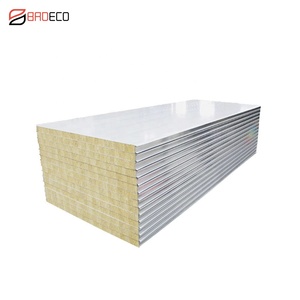 Customized Width 500 To 1120 Rockwool Panel A1 Fire Resistance Wall Panels