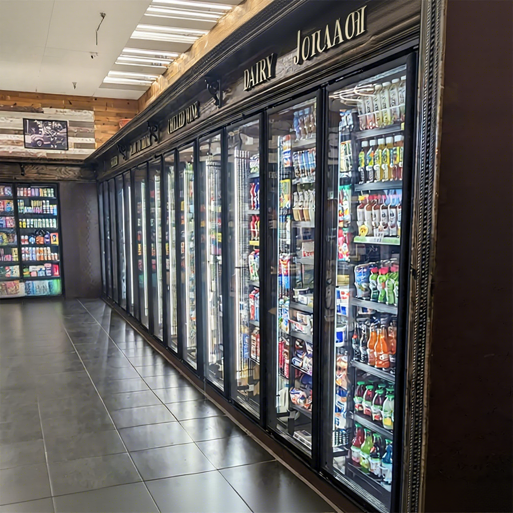 Commercial Grade Glass Door Cooler Assembly
