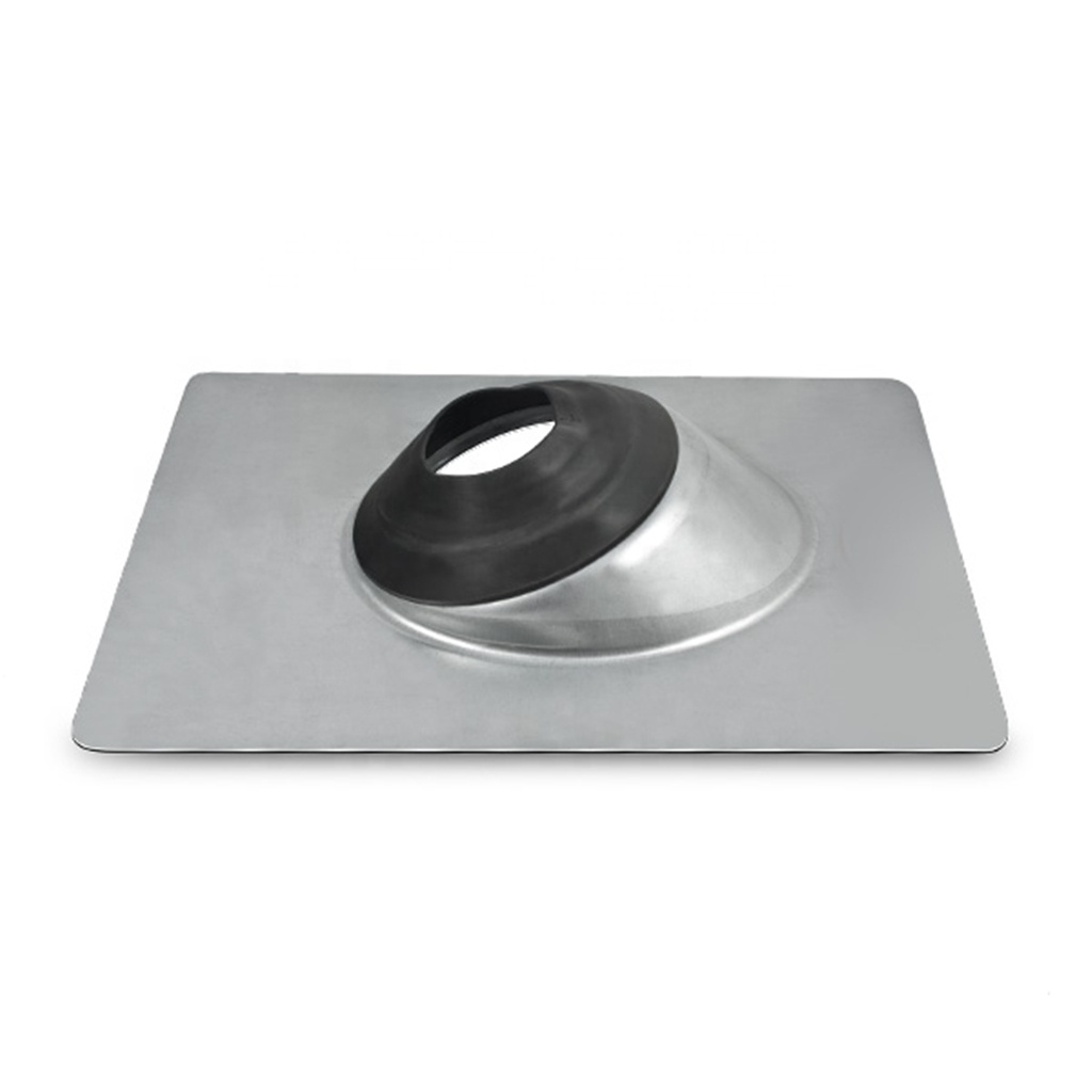 Galvanized Steel Roof Flashing1 1/2" -4" W Metal For 390x305mm Diameter Vent Pipe