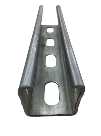 Ground and Roof Solar Mounting Structure Steel Rails C Channel Purlin Rail for Solar PV Brackets