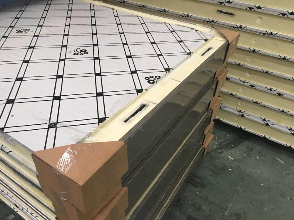 Tight Sealing Walk in Cooler Panels Cold Room Floor Panel Pu Wall Panel
