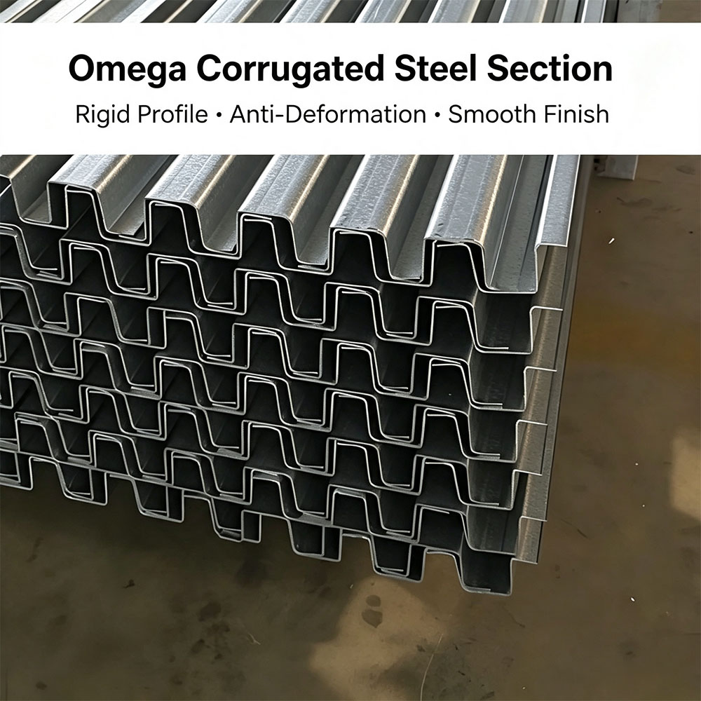 Custom Omega Purlin Cold Rolled Durable Steel for Agricultural Solar Shed Roof and Bridge Reinforcement