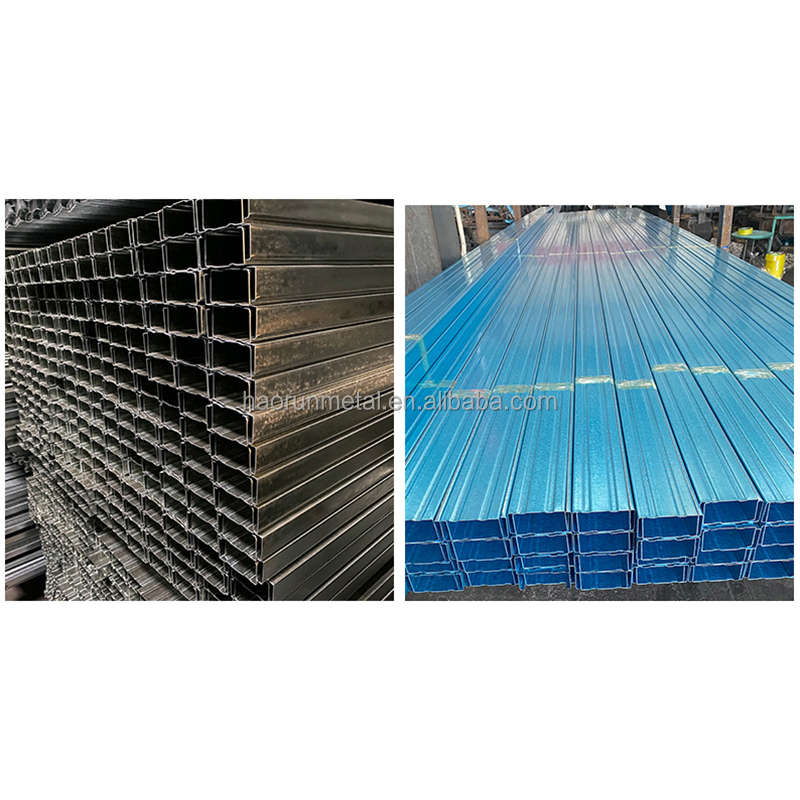 Roof Truss Rafters Steel C Channel Sizes Steel Frame 6m C Purlin For Malaysia