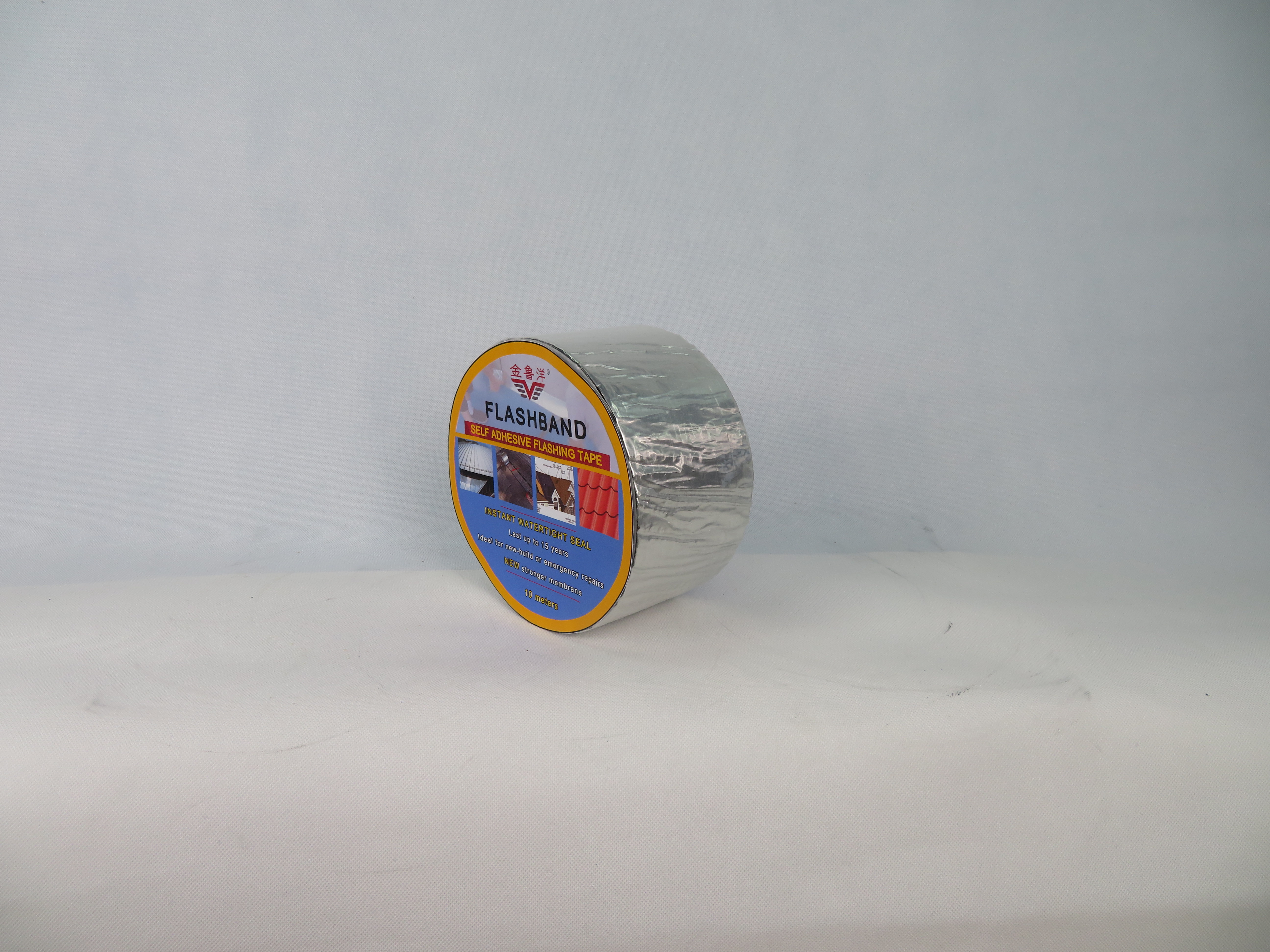 JLY Self-adhesive Butyl Aluminum Foil Industrial Modern Eco-Friendly UV Resistant Waterproof Flashing Tape Roof Engineering 5+