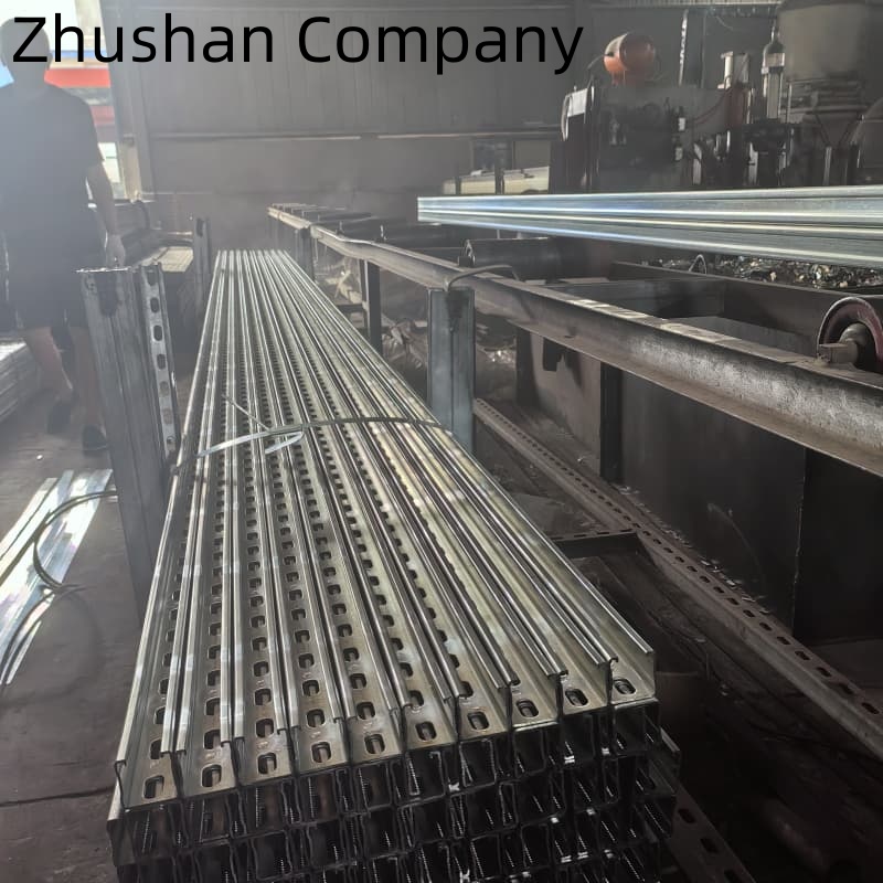 Ground and Roof Solar Mounting Structure Steel Rails C Channel Purlin Rail for Solar PV Brackets