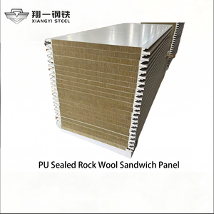 Super RockWool Insulation Panels Fire Resistant Soundproof Eco-Friendly for Cold Room Workshop Warehouse Roof &amp; Wall