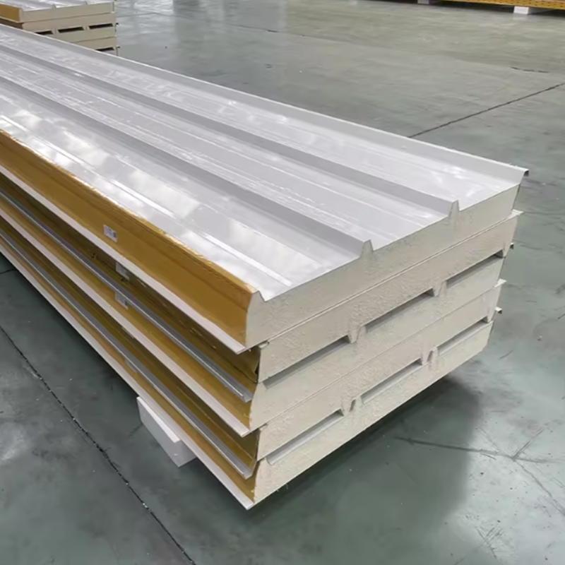 50/70/80/100/120mm Thickness Insulated Eps Roof Panel Sandwich Panels With Wall Sandwich Panel For Warehouse