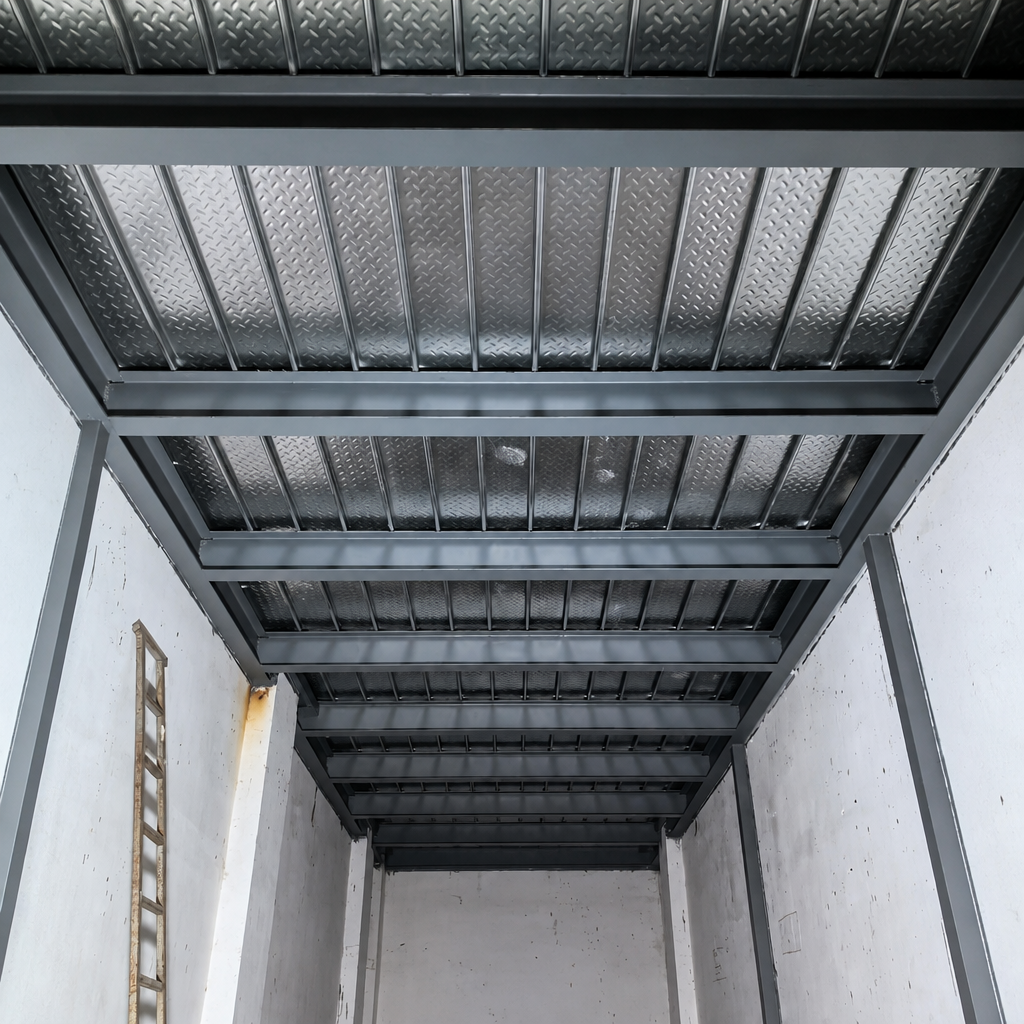 Cold Rolled Galvanized Steel Floor Decking Formwork Free Structural Metal Decking Panel for Large Scale Construction