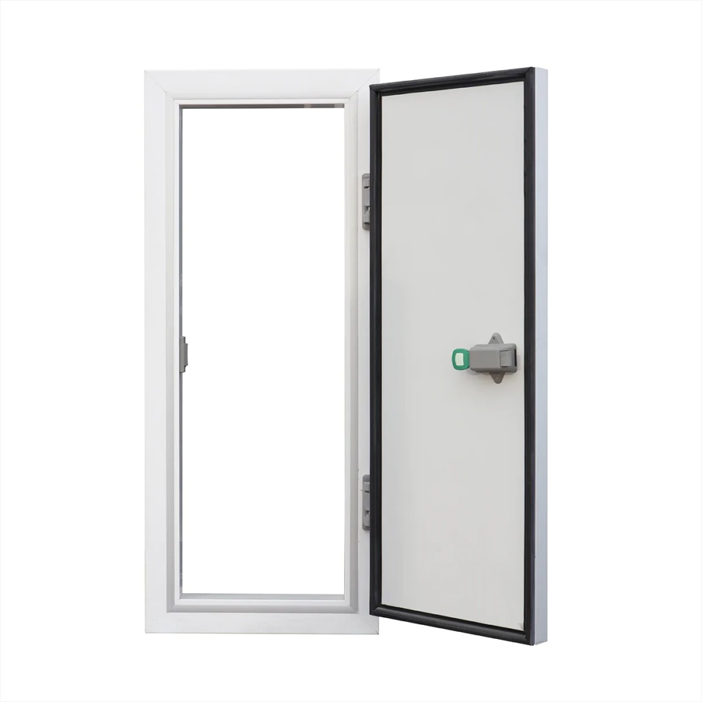 Industrial Design Manual Hinged Swing Door For Walk-in Cold Storage Freezer Room For Kitchen Warehouse Supermarket Finished