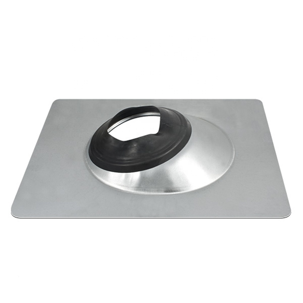 Galvanized Steel Roof Flashing1 1/2" -4" W Metal For 390x305mm Diameter Vent Pipe