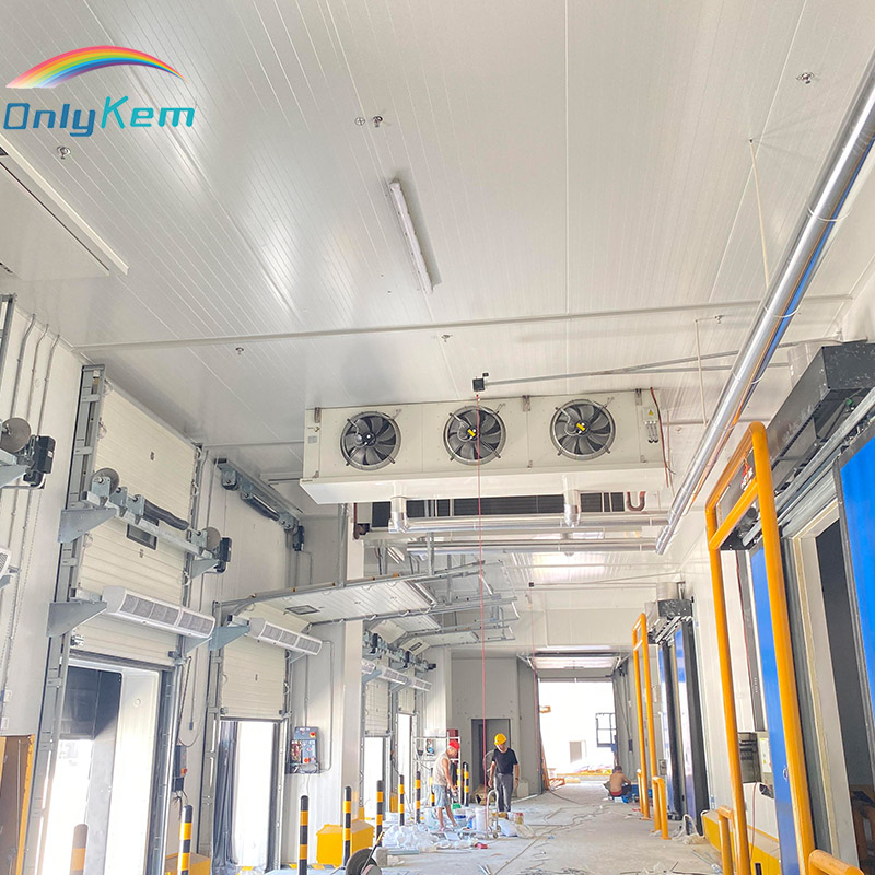 Pork Cold Storage Room Walking Freezer Insulation Panels Frozen Meat Blast Freezer Room Refrigeration Equipment CE NSF ETL