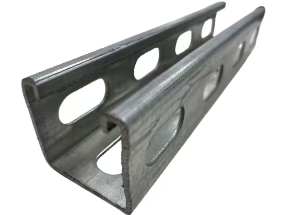 Ground and Roof Solar Mounting Structure Steel Rails C Channel Purlin Rail for Solar PV Brackets