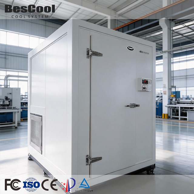 Walk in Freezer Supermarket Refrigeration Storage Industrial Cold Room Container Eco-Friendly New for Vegetable Sale