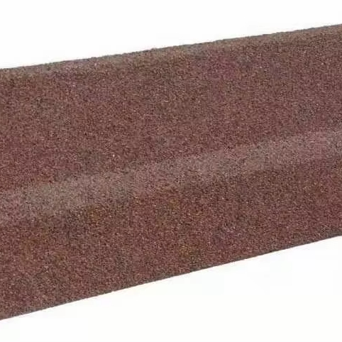 0.6mm Weather Resistant Stone Coated Metal Roof Accessories Ridge Cap Eave Board Gable Flashing Hurricane Grade Roof Fittings