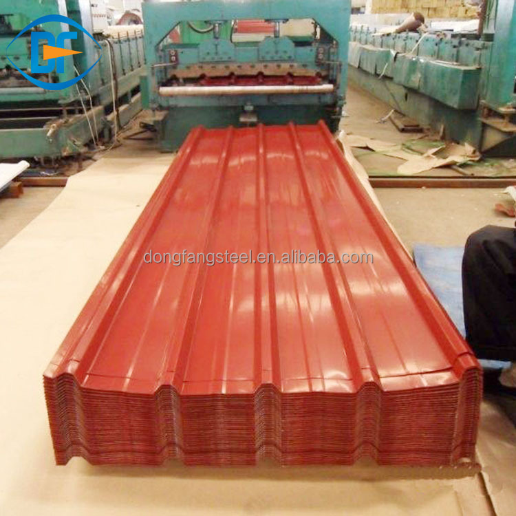 High Zinc 0.1 0.5 0.8mm Thick Prepainted Galvanized Corrugated Sheet Z60 Z100 Z275 SMP Coating Low Slope Roofing Metal Panel