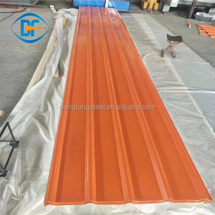 High Zinc 0.1 0.5 0.8mm Thick Prepainted Galvanized Corrugated Sheet Z60 Z100 Z275 SMP Coating Low Slope Roofing Metal Panel