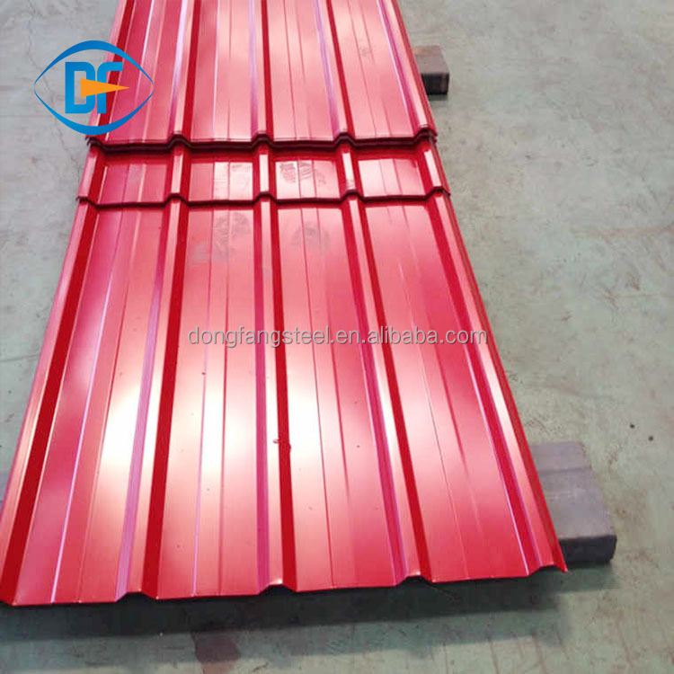 High Zinc 0.1 0.5 0.8mm Thick Prepainted Galvanized Corrugated Sheet Z60 Z100 Z275 SMP Coating Low Slope Roofing Metal Panel