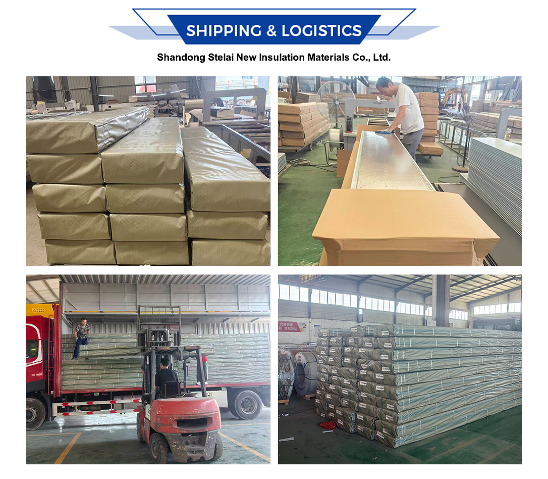 High Quality PIR Insulated Metal Sandwich Exterior Roof Panels for Prefab House Outdoor & Hotel Use