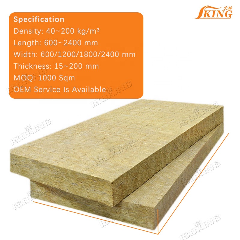 ISOKING High Quality Prefabricated Insulated Fireproof Mineral Wool Sandwich Wall Panels for Steel Warehouse Workshop