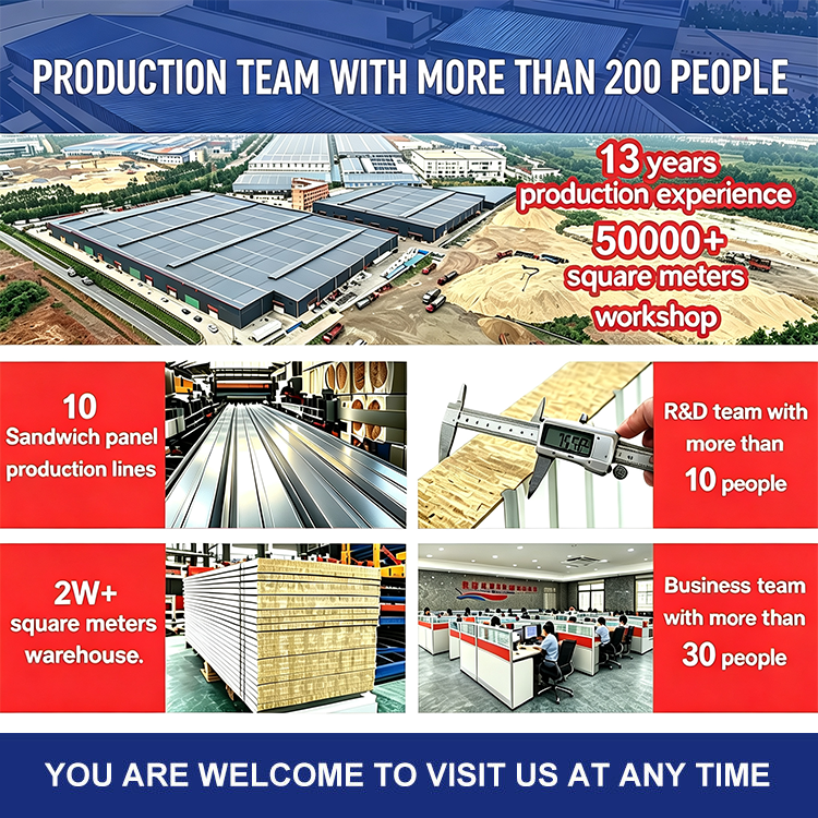 Hot Sale High Density Modern Eco-Friendly Fire Resistant Rock Wool Sandwich Panels Wholesale For Factory Wall Engineer Projects