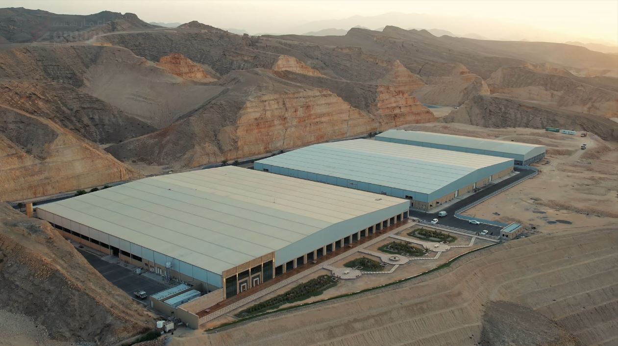 Al Rusayl Hills Warehouses constructed with Rockwool sandwich panels