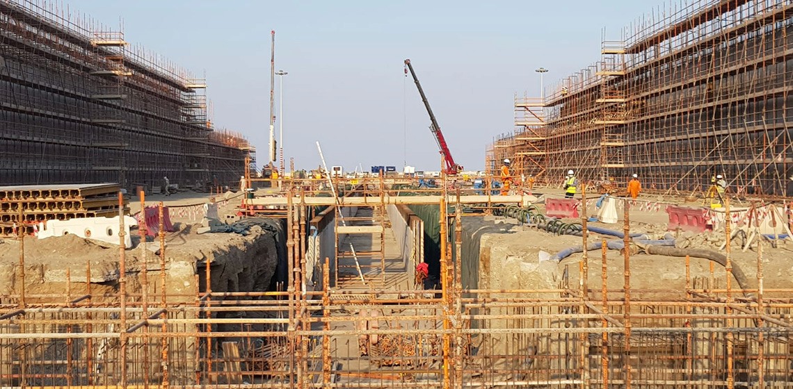 Oman Sugar Refinery Company insulated roof system in Sohar