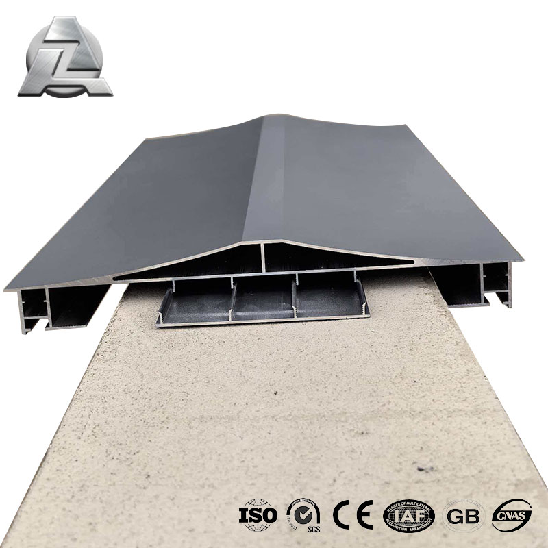 Custom Aluminum Architectural Coping Profile L-Shape Corner Capping for Roof Parapet Wall Weatherproof Flashing Trim