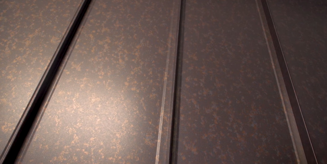 Roofing panel cross-section