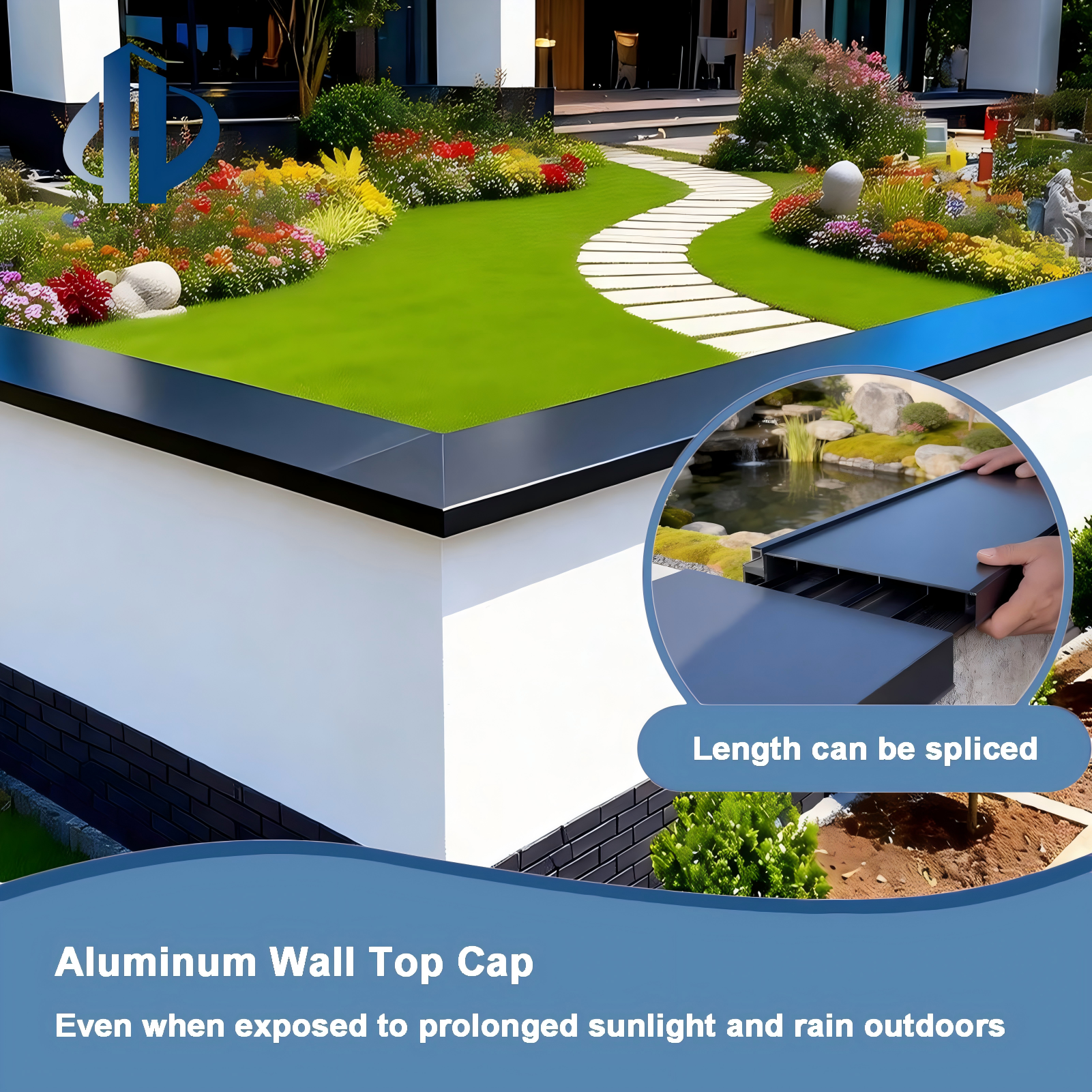 Modern-Design Customizable Aluminum Drip Edge and Flashing for Walls and Roofs