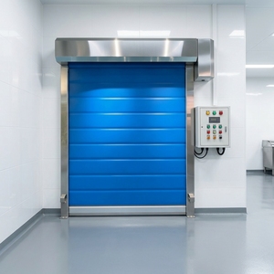 Food Warehouse Freezer Cold Storage Door PU Insulated Sliding Cold Room Door
