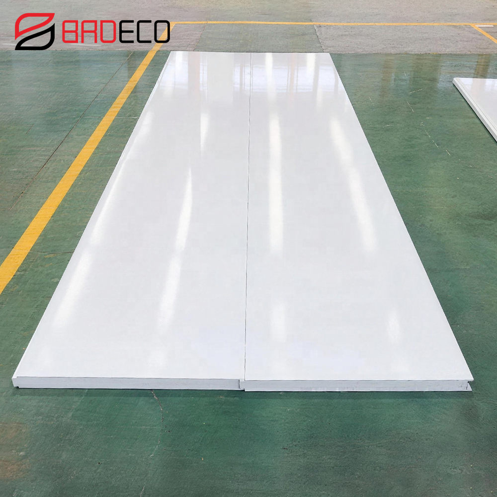 Insulated Partition Single Slot Cold Storage Wall Sandwich Panels For Internal Division Of Warehouse