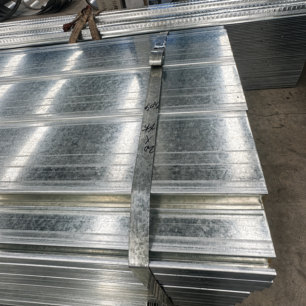 Cold Rolled Galvanized Steel Floor Decking Formwork Free Structural Metal Decking Panel for Large Scale Construction