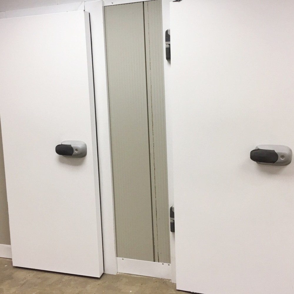 Industrial Design Manual Hinged Swing Door For Walk-in Cold Storage Freezer Room For Kitchen Warehouse Supermarket Finished