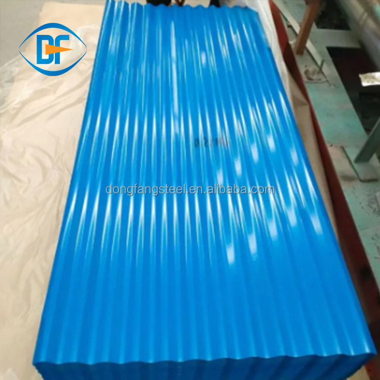 High Zinc 0.1 0.5 0.8mm Thick Prepainted Galvanized Corrugated Sheet Z60 Z100 Z275 SMP Coating Low Slope Roofing Metal Panel