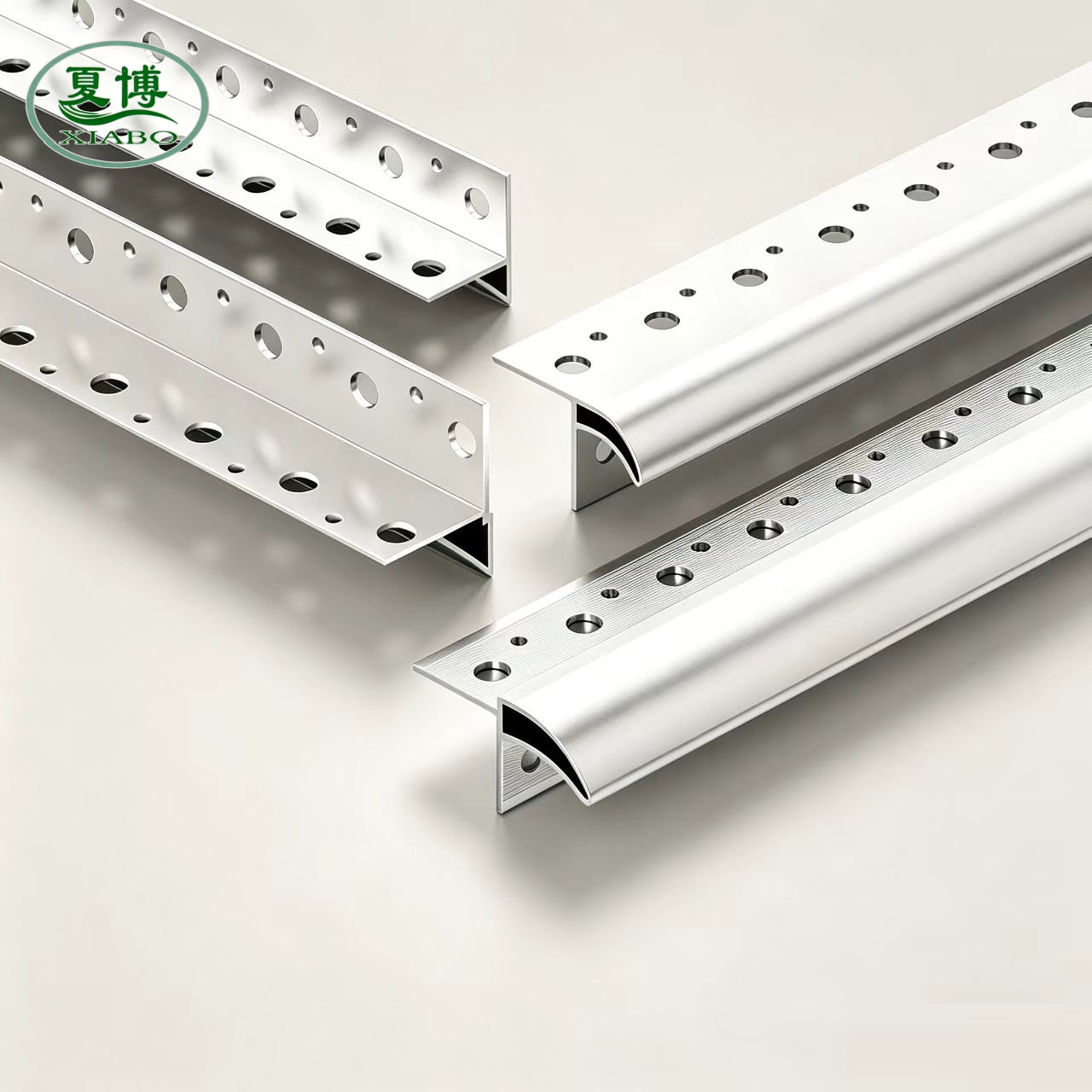 Custom Surface Treatment Aluminium Lower Eave Drip Flashing Perforated Design Waterproof Drip Trim for Facade Decoration