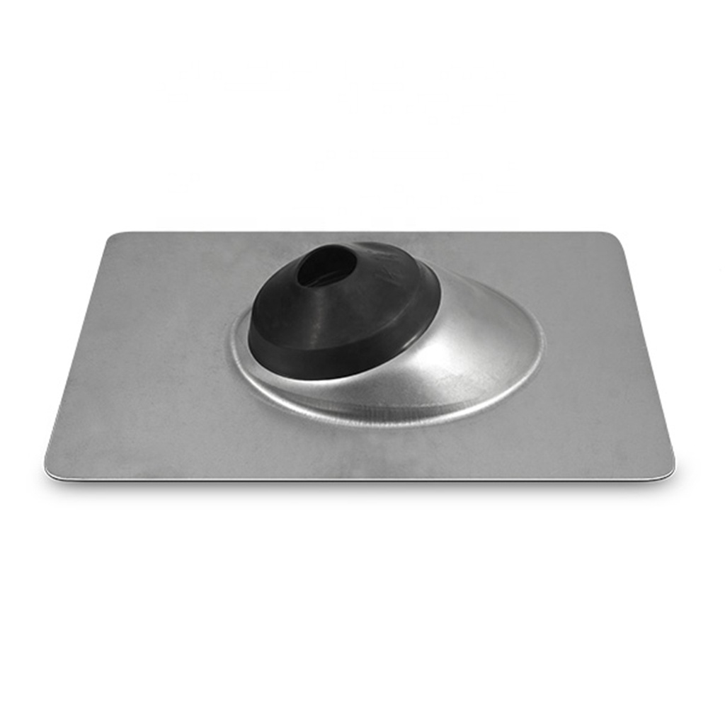 Galvanized Steel Roof Flashing1 1/2" -4" W Metal For 390x305mm Diameter Vent Pipe