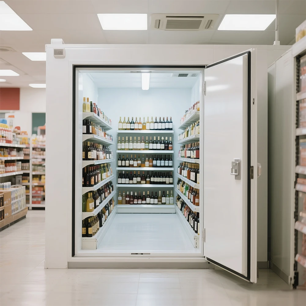 Walk-In Cold Room Commercial Cold Storage Freezer Cabinet for Fruit and Seafood