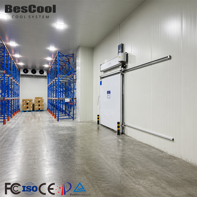 Industrial Large Walk In Cold Storage Warehouse Cold Room For Frozen Food Cold Chain Logistics Distribution Center