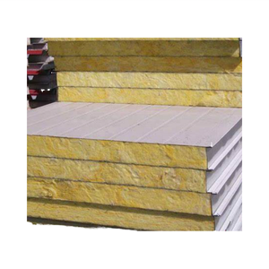 ISOKING High Quality Prefabricated Insulated Fireproof Mineral Wool Sandwich Wall Panels for Steel Warehouse Workshop