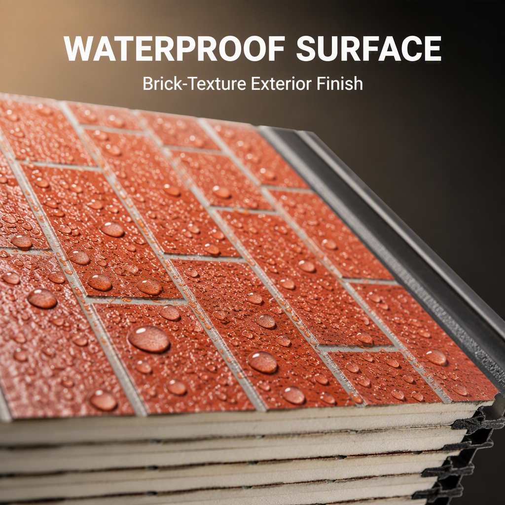 High Quality PIR Insulated Metal Sandwich Exterior Roof Panels for Prefab House Outdoor & Hotel Use