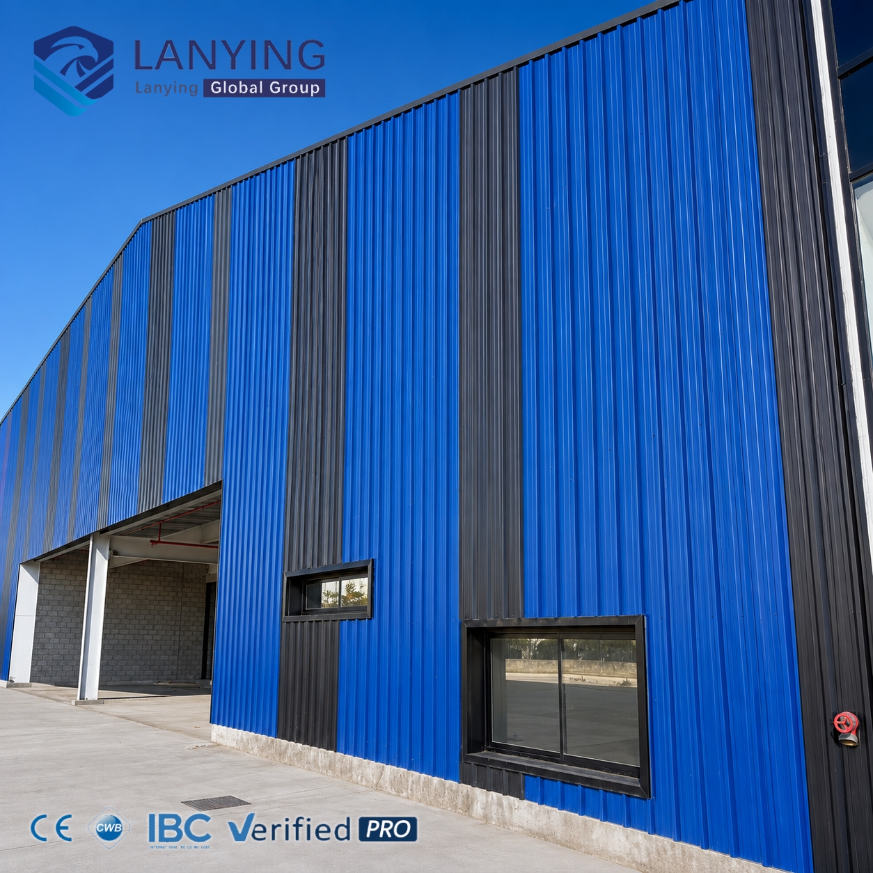 Custom Prefabricated Steel Structure Workshop Solid H-shape Steel Beam Galvanized Purlins Roofing System Wall Panels Office