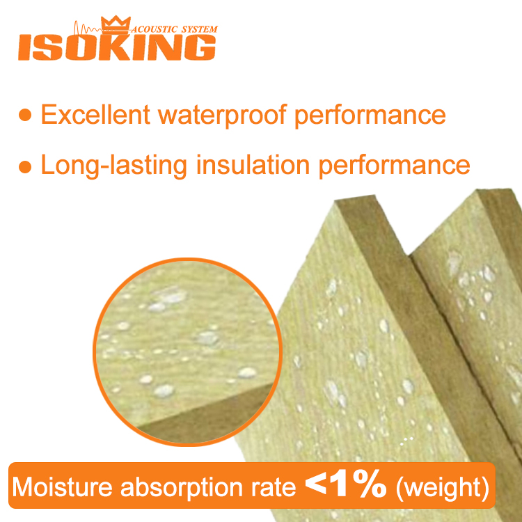 ISOKING 2x4 ft 2x 2 ft Acoustic Mineral Fiber Board Stone Wool Panels Mineral Wool Baffles with High STC Rating