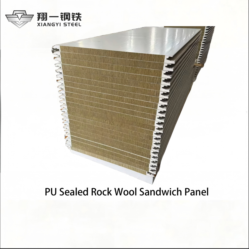 Super RockWool Insulation Panels Fire Resistant Soundproof Eco-Friendly for Cold Room Workshop Warehouse Roof &amp; Wall