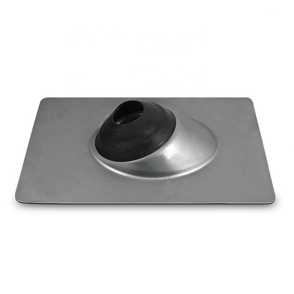 Galvanized Steel Roof Flashing1 1/2" -4" W Metal For 390x305mm Diameter Vent Pipe