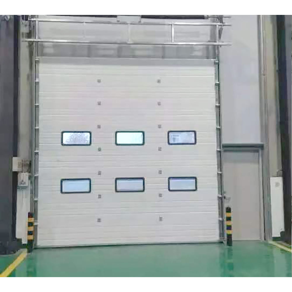 Cold storage door hardware and seal detail